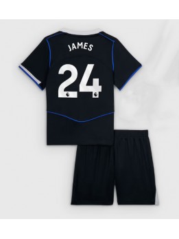 Otroški Nogometna dresi replika Chelsea Reece James #24 Tretji 2025-26 Kratek rokav (+ hlače)